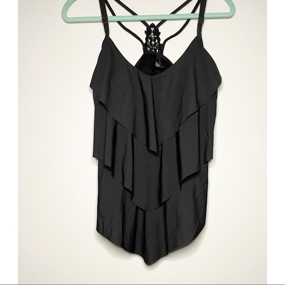 Smart & Sexy Swim Black Tiered Tankini - Picture 4 of 8